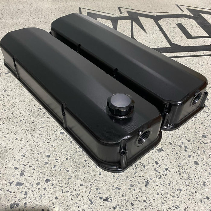 SHAUNS CUSTOM ALLOY FORD CLEVELAND VALVE COVER SET