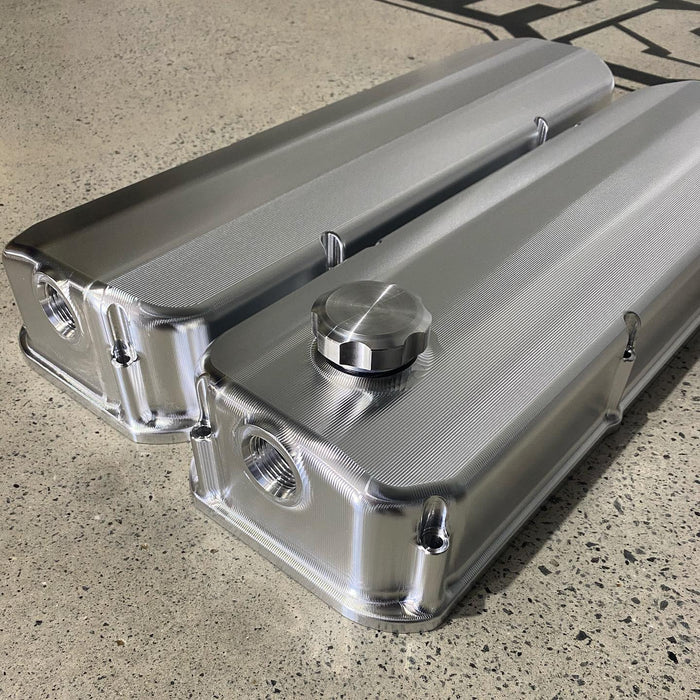 SHAUNS CUSTOM ALLOY FORD CLEVELAND VALVE COVER SET