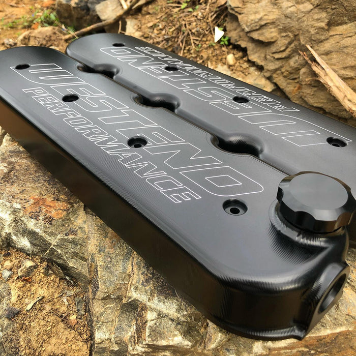 SHAUNS CUSTOM ALLOY LS BILLET VALVE COVER SET