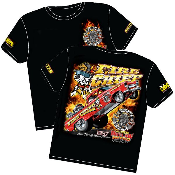 Aeroflow Firechief Wheelstander T Shirt RTFIRE-4T