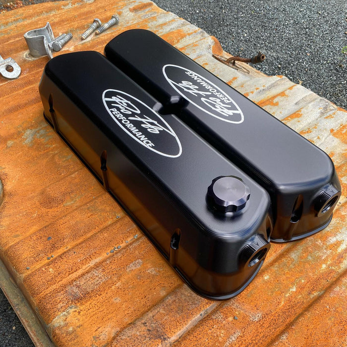 SHAUNS CUSTOM ALLOY FORD WINDSOR VALVE COVER SET