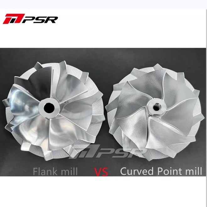 Pulsar Turbos 7982G Curved Point Mill Compressor Wheel Dual Ball Bearing Turbocharger