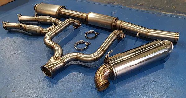 Jonny Tig Industries Kia Stinger 3.3 Single 4" SS Exhaust System