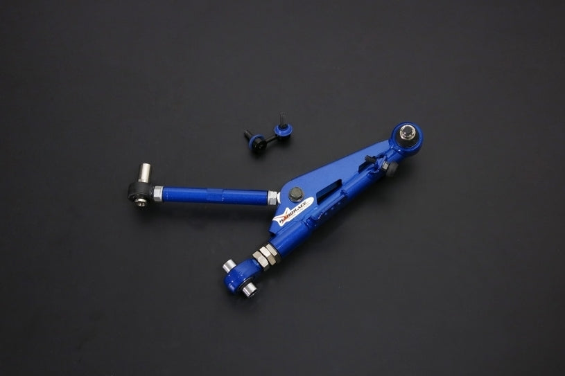 Hardrace - FRONT ADJUSTABLE LOWER CONTROL ARM+SWAY BAR LINK V2, MINIMUM +25MM EXTEND NISSAN, SILVIA, SKYLINE, R32, Q45, Y33 97-20