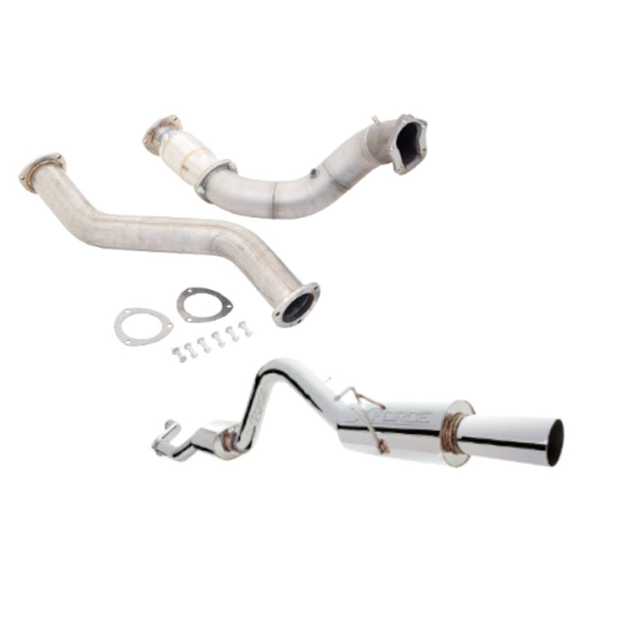 XFORCE Ford Falcon FG Turbo Ute - 4" Turbo Back Exhaust System with High Flow Cat