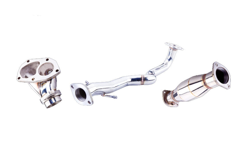 XFORCE MITSUBISHI LANCER EVO 7,8,9 TURBO-BACK SYSTEM WITH OVAL VAREX REAR BOLT-ON SINGLE 4.5' TIP