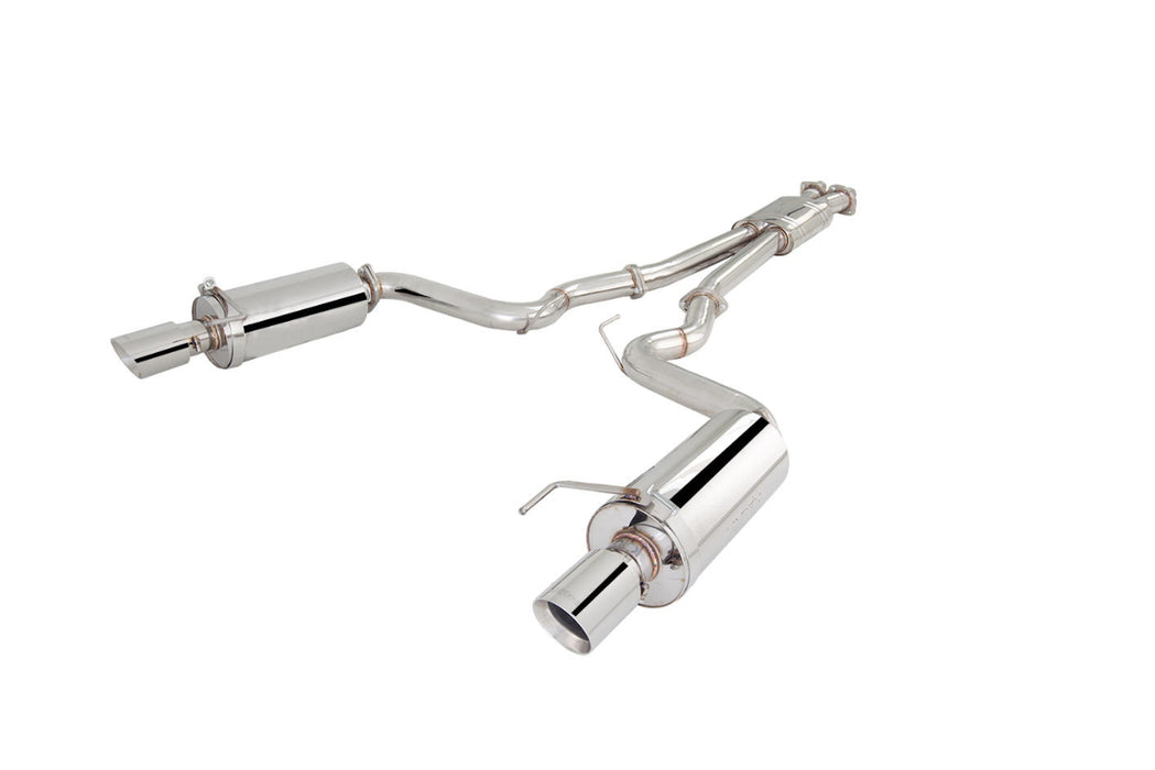 XFORCE Ford Mustang Twin 3" Catback Exhaust 304 Brushed Stainless