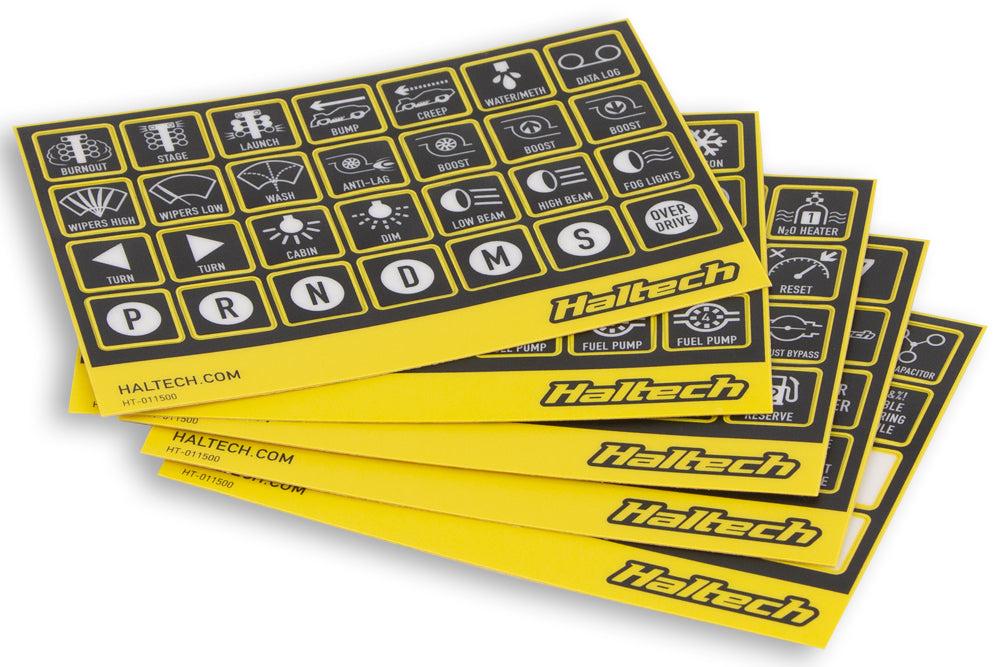 Haltech - CAN Keypad Label Set  HT-011500