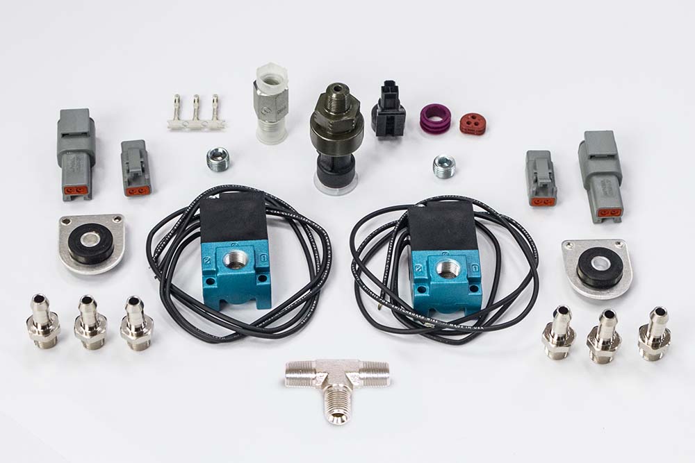 Haltech - CO2 Boost Control Dual Solenoid & Pressure Sensor Kit HT-020402