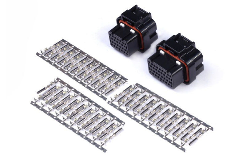 Haltech - Plug and Pins Only - AMP 26 & 34 Pin 4 Row 3 Keyway Superseal Connector Set HT-030001