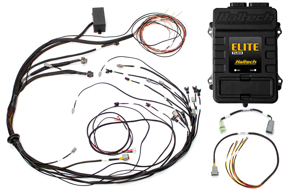 Haltech - Elite 1500 + Mazda 13B S4/5 CAS with Flying Lead Ignition Terminated Harness Kit HT-150975