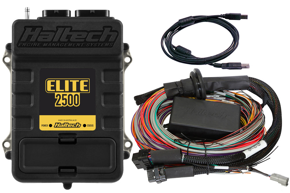 Haltech - Elite 2500 + Premium Universal Wire-in Harness Kit HT-151305