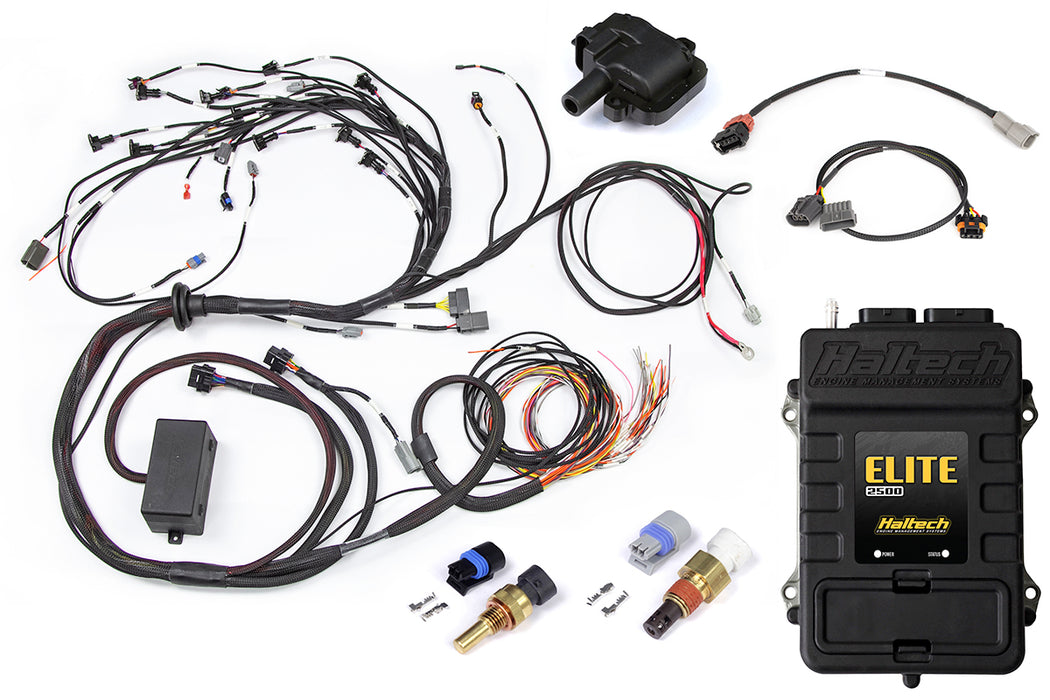 Haltech - Elite 2500 + Terminated Harness Kit for Nissan RB30 Single Cam with LS1 Coil & CAS sub-harness HT-151311