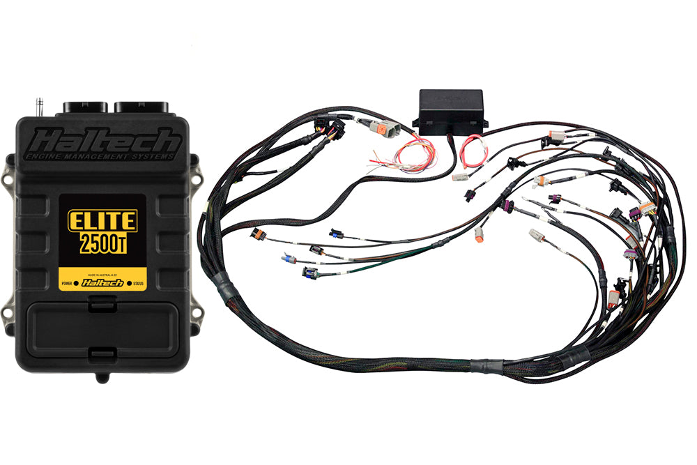 Haltech - Elite 2500 T + GM GEN III LS1 & LS6 non DBW Terminated Harness Kit HT-151333