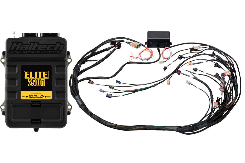 Haltech - Elite 2500 T + GM GEN IV LSx (LS2/LS3 etc) non DBW Terminated Harness Kit HT-151336