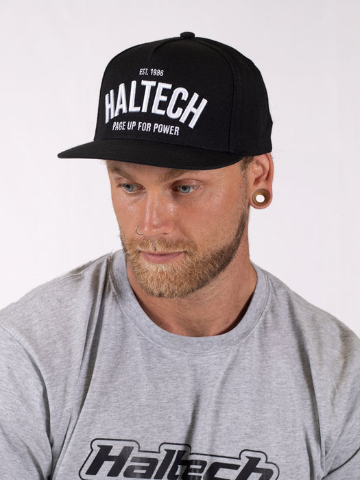 Haltech - Haltech Snap Back Black with White Text HT-301002