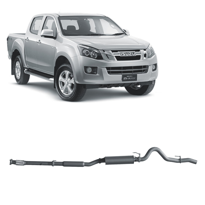 Redback 4x4 Extreme Duty Exhaust System to suit Isuzu D-MAX (10/2016 - 06/2020)