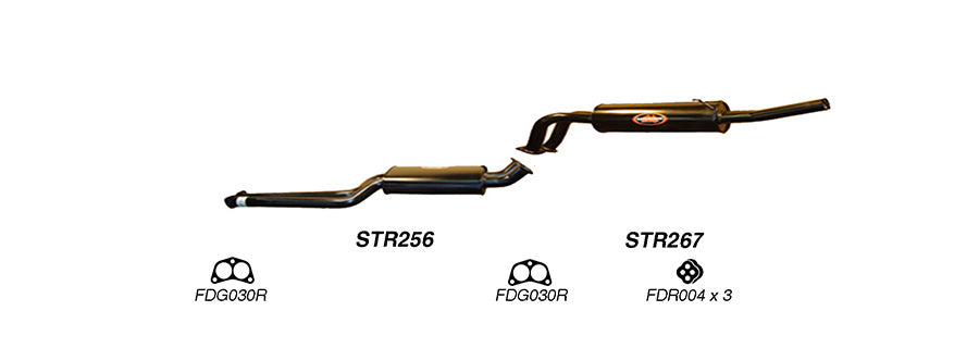 Redback Exhaust System to suit Ford Falcon (10/2002 - 04/2008)