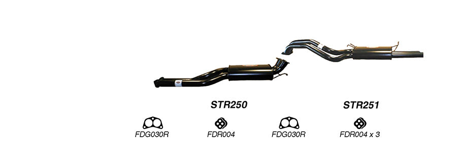 Redback Exhaust System to suit Ford Falcon (09/2002 - 09/2005)