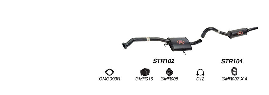 Redback Exhaust System to suit Holden Calais (01/1988 - 1997), Commodore (01/1988 - 01/1997)