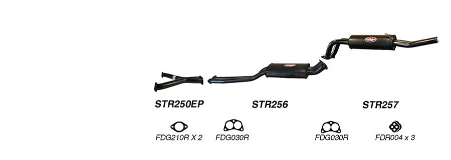 Redback Exhaust System to suit FPV Pursuit/Super Pursuit /Falcon