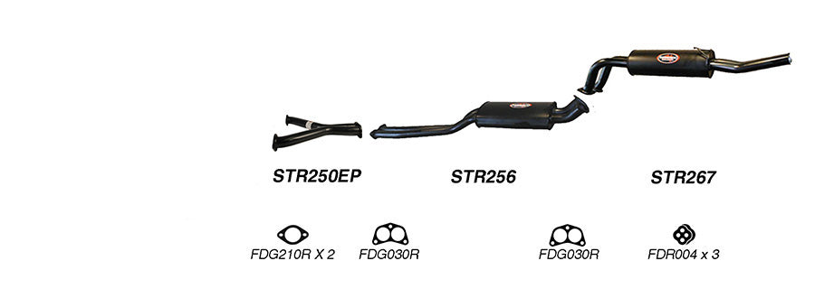 Redback Exhaust System to suit FPV Super Pursuit (10/2005 - 2008), Falcon (04/2005 - 12/2007), Pursuit (10/2005 - 2008), Cobra (10/2007 - 2008), Ford Falcon (10/2005 - 04/2008)