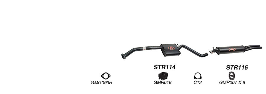 Redback Exhaust System to suit Holden Caprice (01/1990 - 1999), Statesman (01/1990 - 1999)