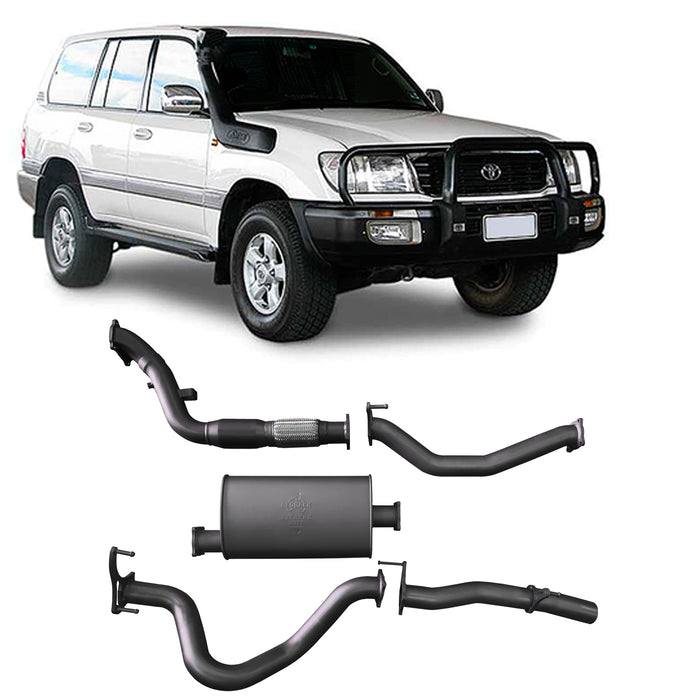 Redback Extreme Duty Exhaust to suit Toyota Landcruiser 100 Series 4.2L (01/1998 - 10/2007)