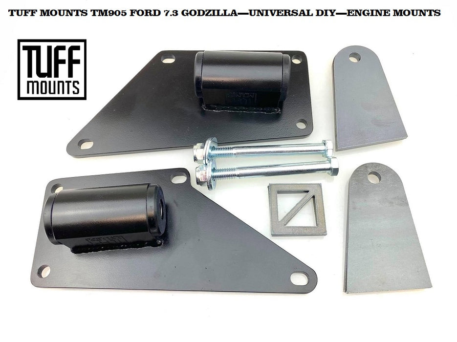 TUFF MOUNTS FORD 7.3 GODZILLA UNIVERSAL DIY Engine Mounts