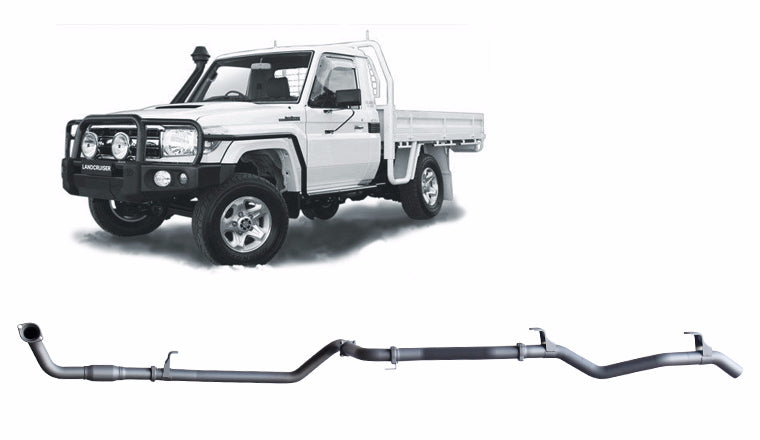 Redback Extreme Duty Exhaust to suit Toyota Landcruiser 79 Series 4.2L TD (01/2001 - 01/2007)