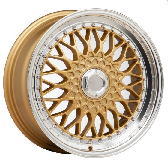 LENSO BSX 17x7.5 BLANK +35 GOLD MIRROR LIP