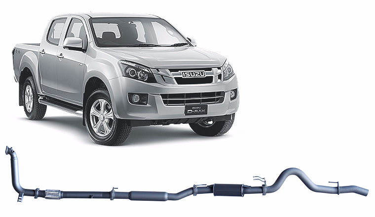 Redback Extreme Duty Exhaust to suit Isuzu D-MAX (06/2012 - 10/2016)