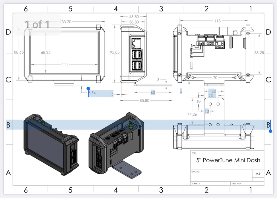 POWERTUNE DIGITAL MINI DASH